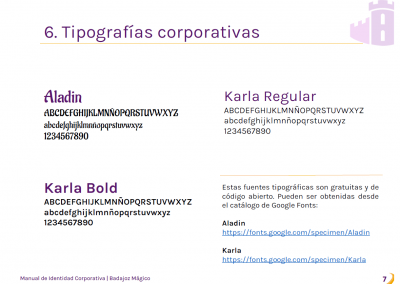 Badajoz Mágico | Tipografías corporativas