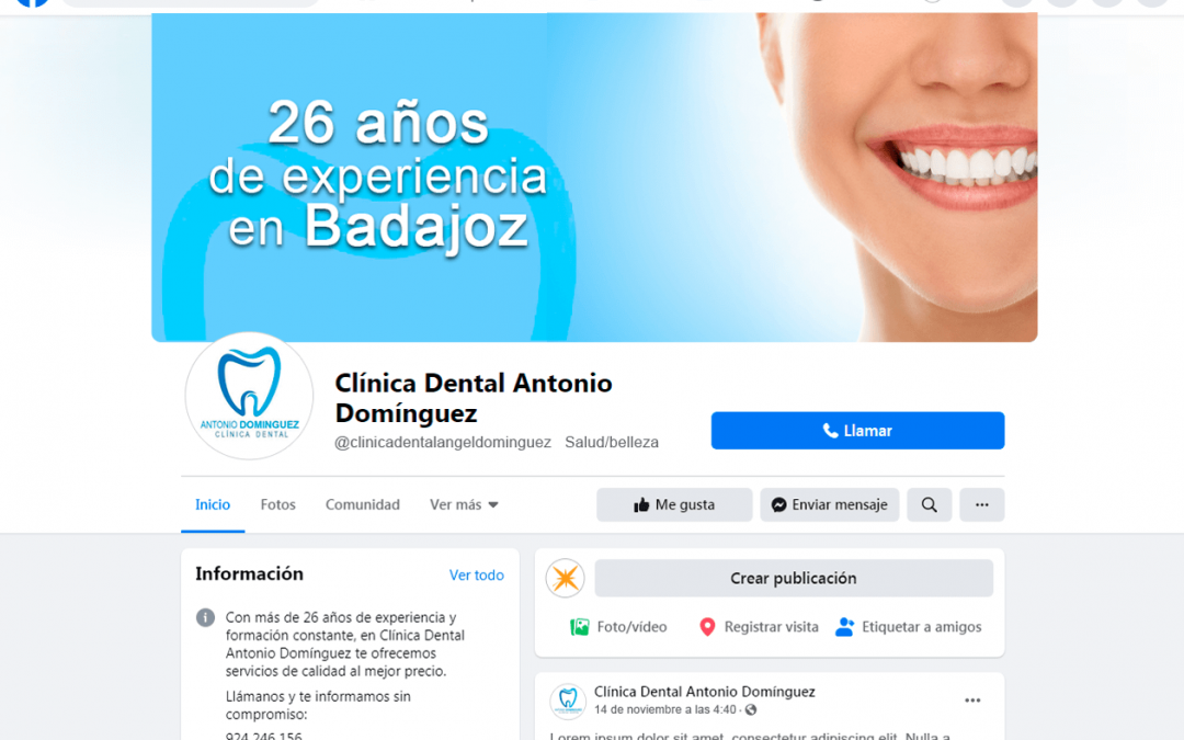 Branding RRSS Clínica Dental Antonio Domínguez