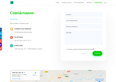 Asociación Equipo Solidaridad | Contáctanos