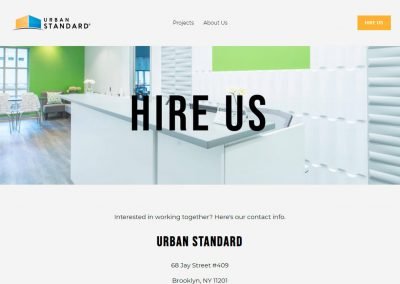 urbanstandard.nyc | Hire Us