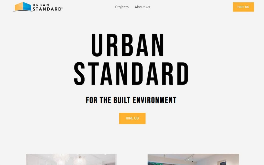 Website development Urban Standard, New York