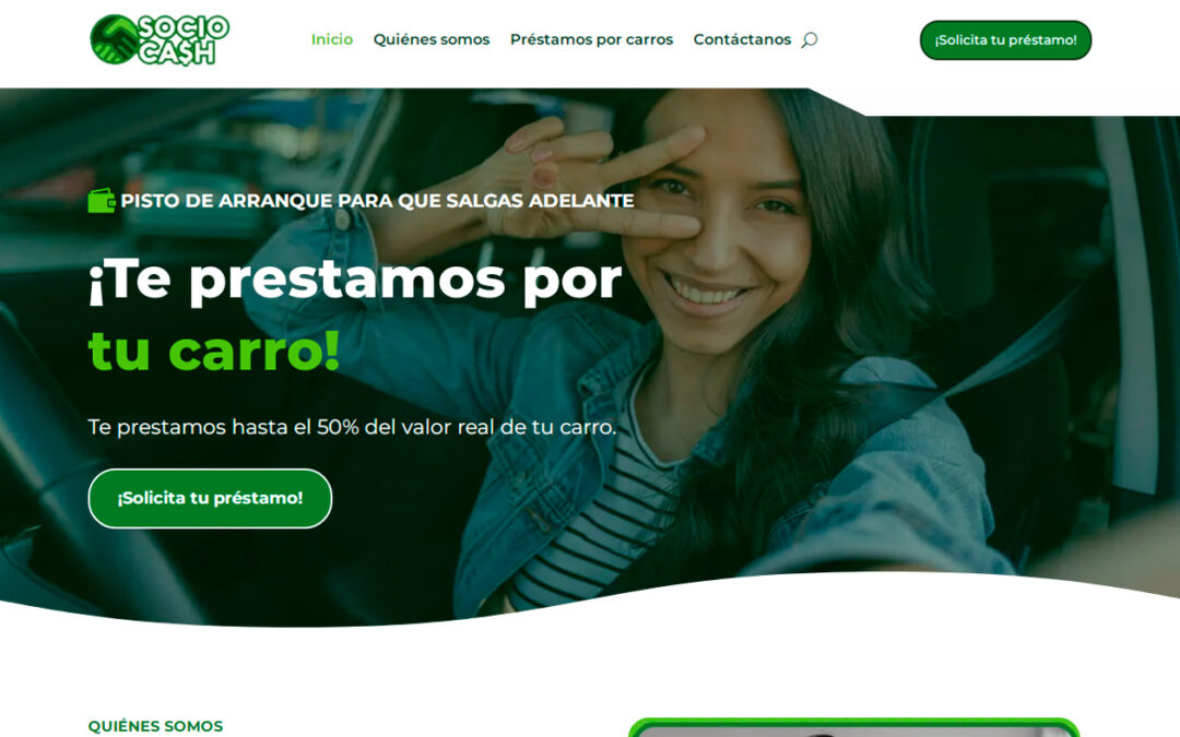 Website development Socio Cash
