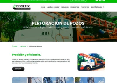 DISOLTEC División Hidráulica - Perforación de Pozos