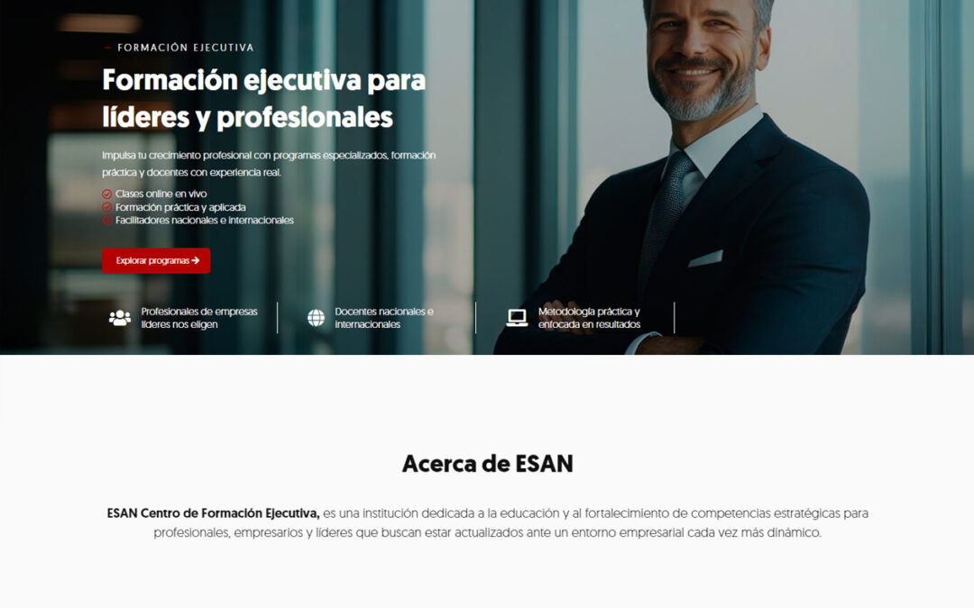 ESAN Centro de Formación Educativa - Inicio