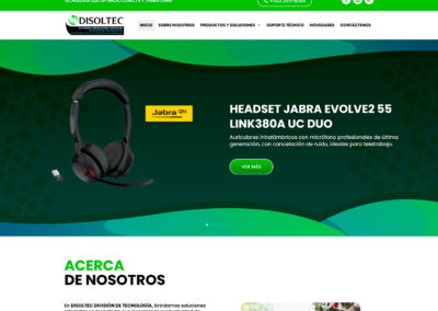 DISOLTEC Website Development – Technology